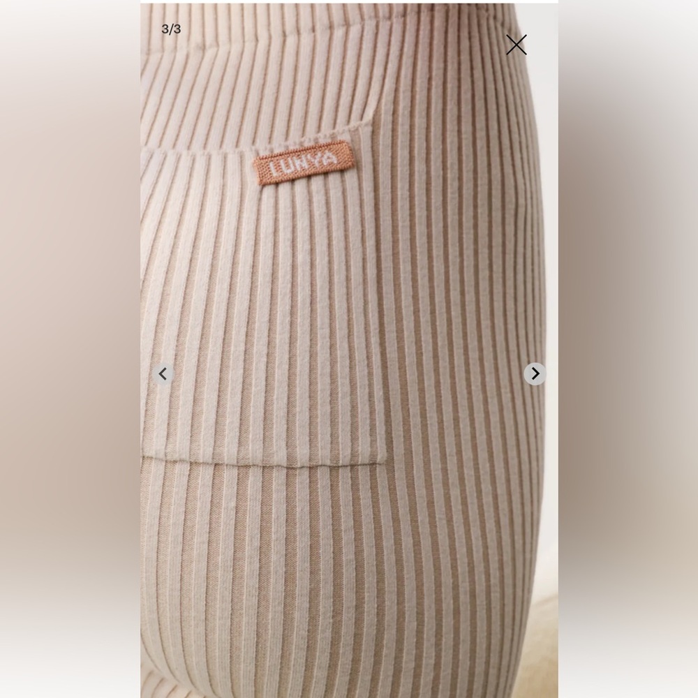 Lunya CottonSilk Ribbed Leggings - Picture 3 of 7